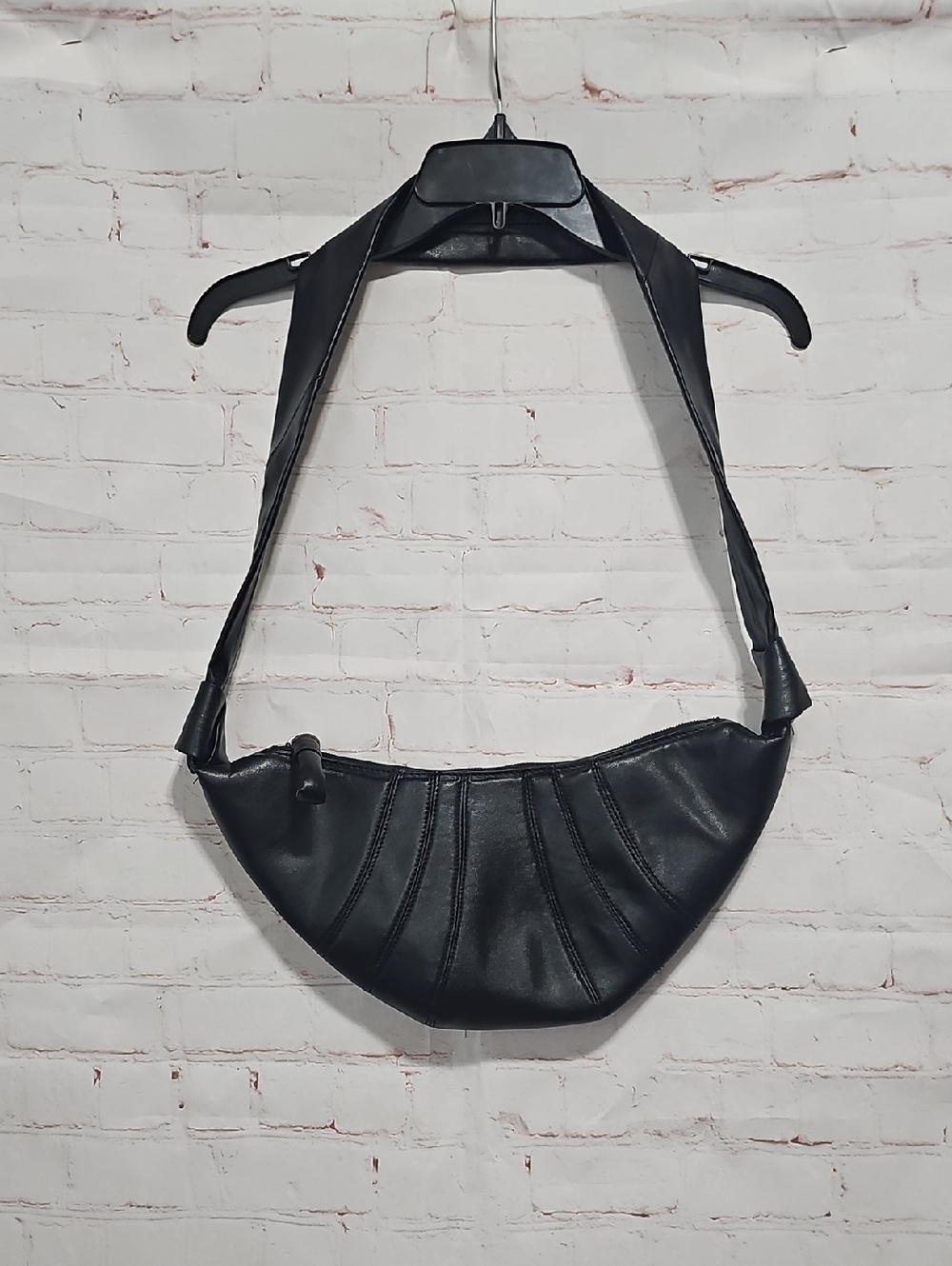 Lemaire Black Crescent Shoulder Bag